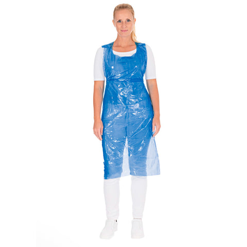 Grembiuli in polietilene (LDPE) a pettorina - Spessore 40 µ