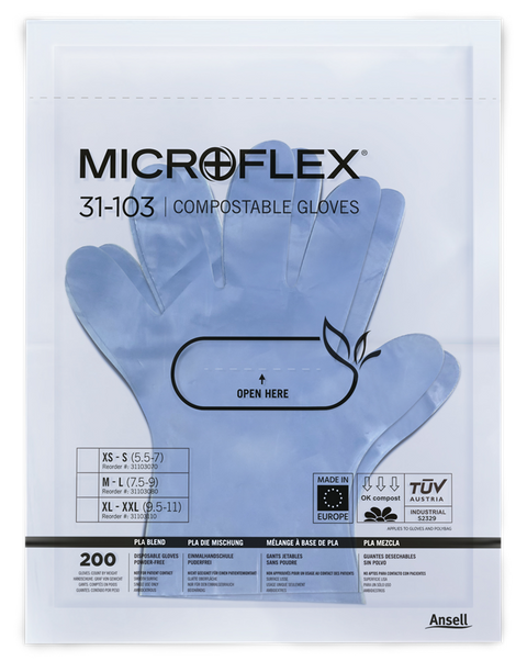 Guanti compostabili MICROFLEX® 31-103