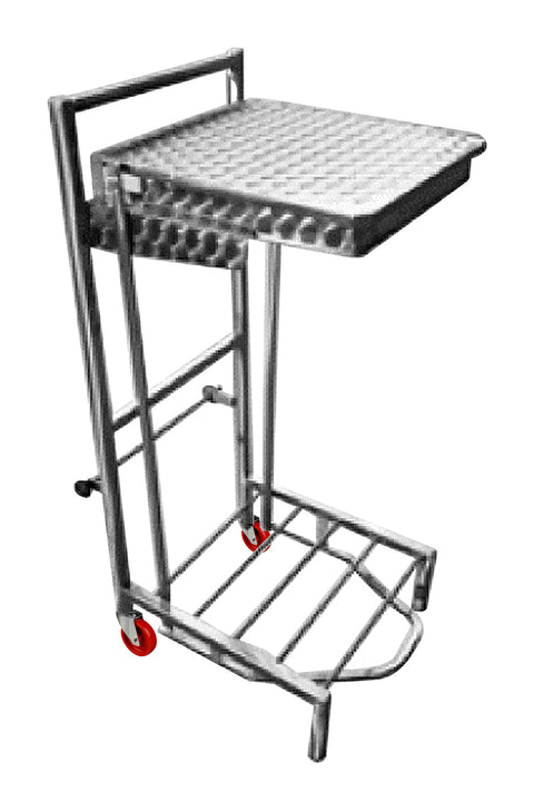 Carrello Inox Portasacco