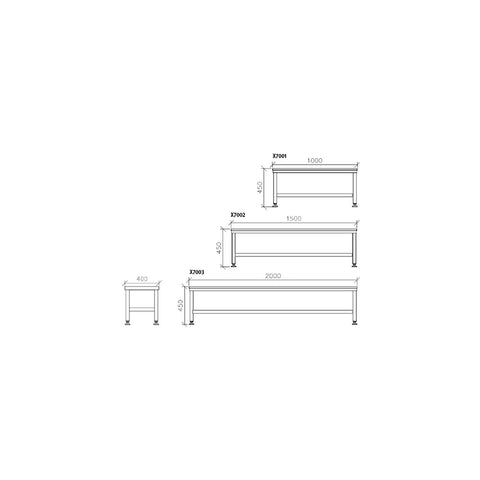 Panchina mobile - X7001 - X7002 - X7003