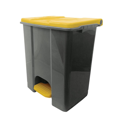 Ecoconti - Contenitore mobile a pedale in plastica riciclata - 60 L.