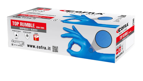 Guanto COFRA TOP RUMBLE - Taglia 7 (S) - confezione da 50 pezzi