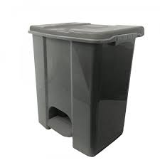 Ecoconti - Contenitore mobile a pedale in plastica riciclata - 60 L.