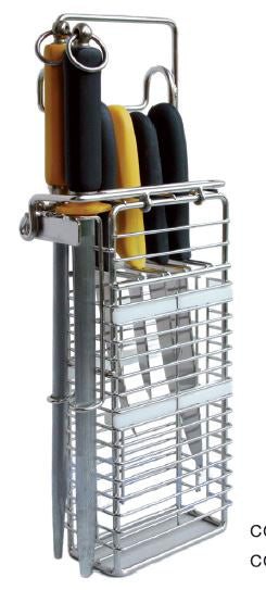 Cestelli in Filo Acciaio Inox - Portacoltelli