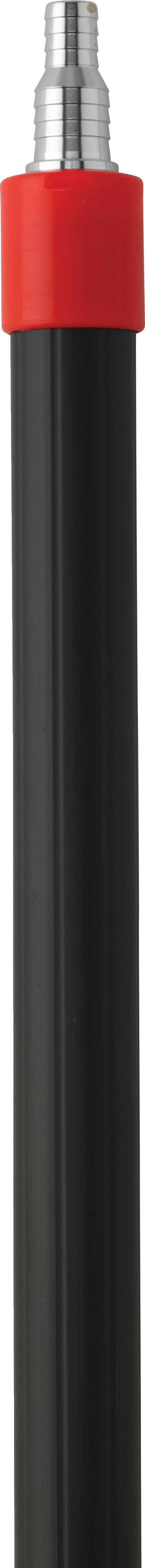 Manico telescopico con passaggio acqua in alluminio 1080 - 1600 mm, Ø32 mm, Nero