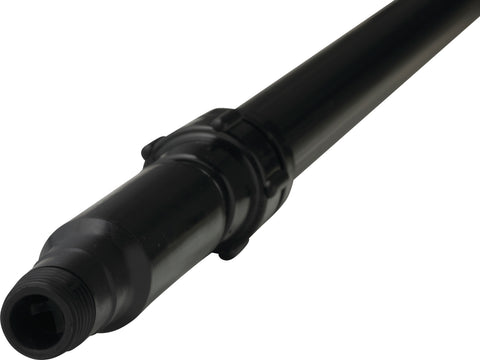 Manico telescopicon in alluminio, con passaggio acqua, attacco rapido (Q), 1600 - 2780 mm, Ø32 mm - Nero