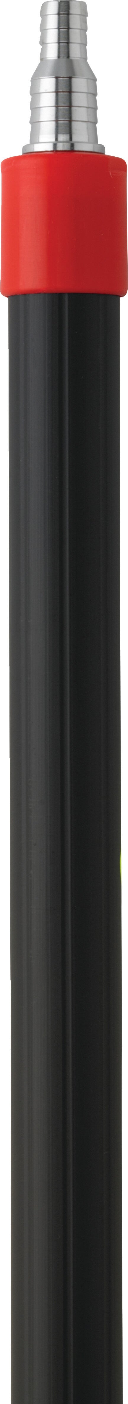 Telescopic fibreglass handle, with thread (Q), 1880 - 6000 mm, Ø34 mm - Grey