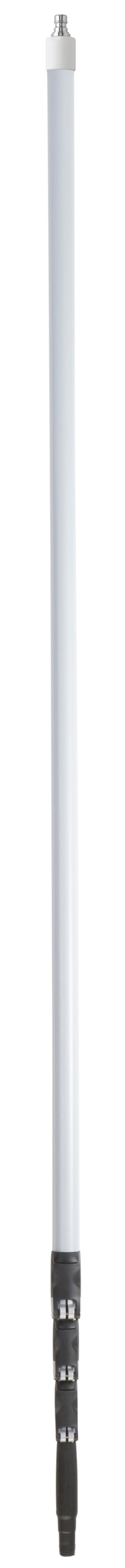 Manico telescopicon in fibra, con filettatura (Q), 1880 - 6000 mm, Ø34 mm - Grigio