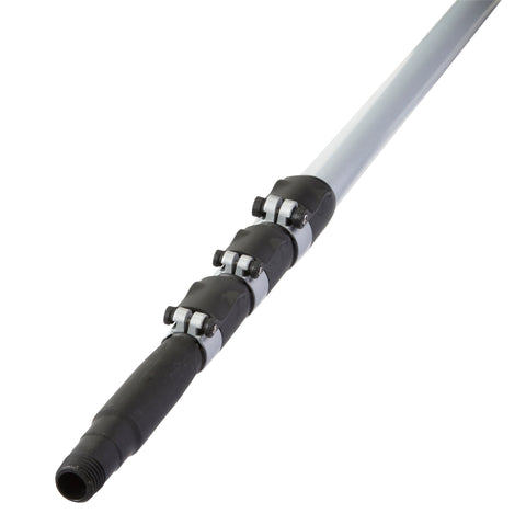 Manico telescopicon in fibra, con filettatura (Q), 1880 - 6000 mm, Ø34 mm - Grigio