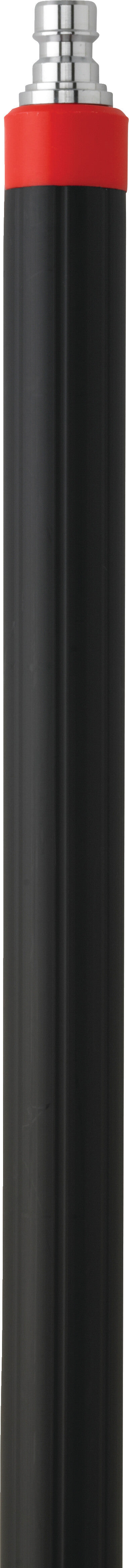 Manico in alluminio con passaggio acqua, 1560 mm, Ø31 mm, Nero