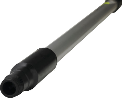 Manico in alluminio con passaggio acqua, 1560 mm, Ø31 mm, Nero