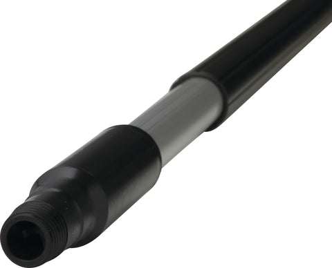 Manico in alluminio con passaggio acqua, 1025 mm, Ø31 mm, Nero