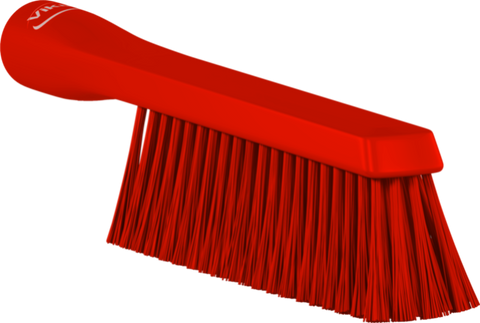 Spazzola a doppia portata, filettata, 260 mm, Morbido/Duro