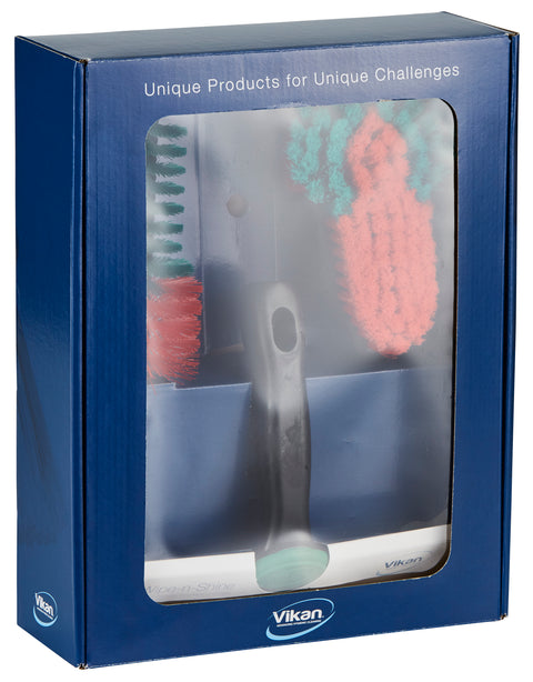 Kit trasporto, 2 spazzole e tira acqua da 1250 mm Wipe-N-Shine