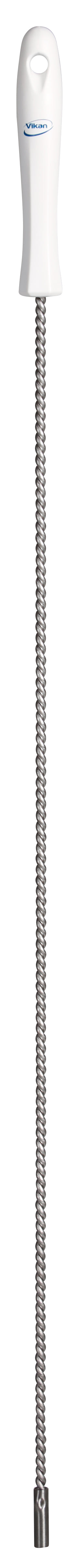Manico flessibile, in acciao inox, Ø5 mm - 755 mm - Bianco