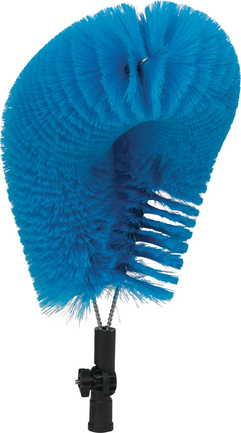 Spazzola tubolare per esterni - 530 mm, Morbido, Blu