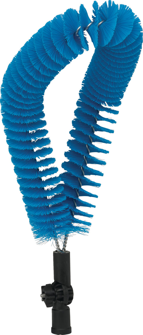 Spazzola tubolare per esterni - 510 mm, Medio, Blu