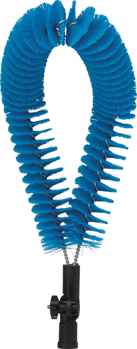 Spazzola tubolare per esterni - 510 mm, Medio, Blu