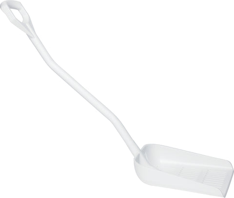 Pala ergonomica con fori - 350 mm - Bianca