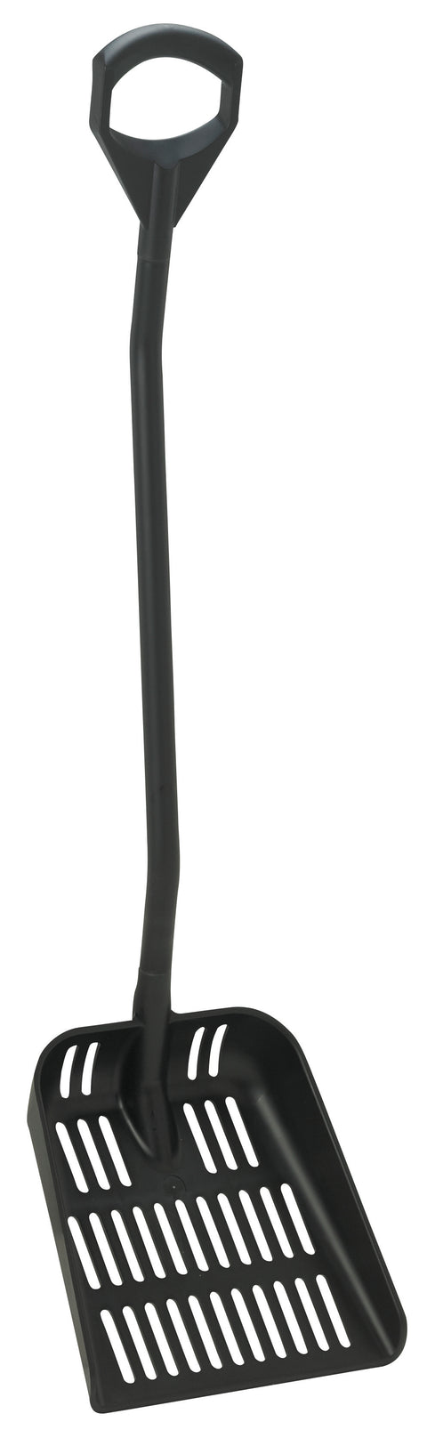 Pala ergonomica con fori - 350 mm - Nera