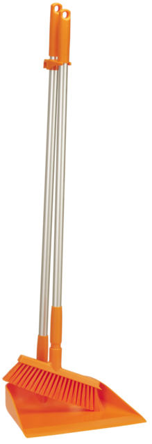 Dustpan closed with broom - 350 mm, Medium