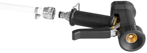 Angled device with thread, 140 mm