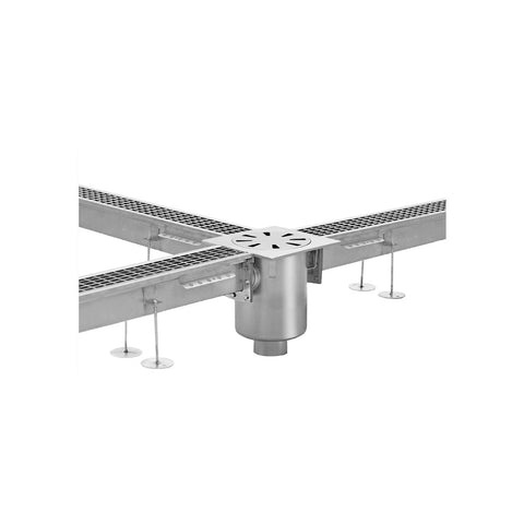 Canalina in acciaio inox - tipo a griglia