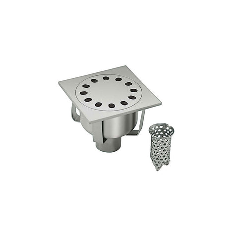 Chiusino ribassato inox - scarico verticale