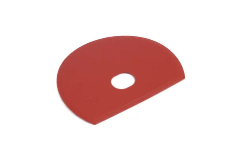 Spatola flessibile semicircolare con foro - detectabile