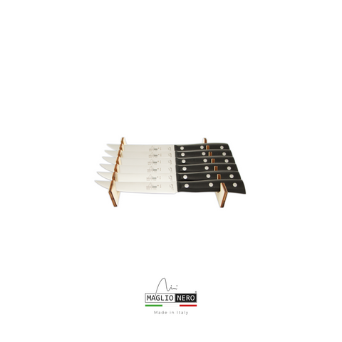 Coltello MAGLIONERO linea ISIDE Professional mod. BISTECCA mezzo Dentato