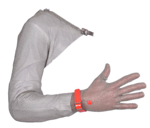 Guanto inox GCM a manichetta alla spalla