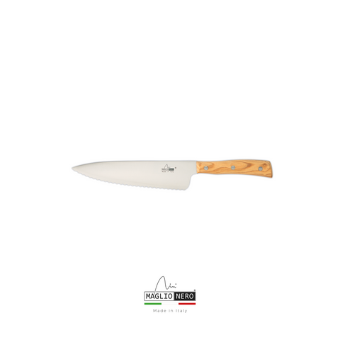 Coltello MAGLIONERO linea ISIDE Prestige mod. CUCINA cm.21 Dentato