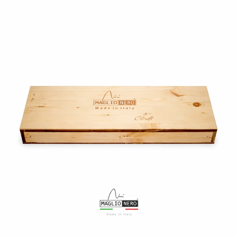 Coltello MAGLIONERO linea ISIDE Prestige mod. SCIMITARRA Americana Alveolata