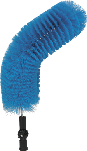 Spazzola tubolare per esterni - 530 mm, Morbido, Blu